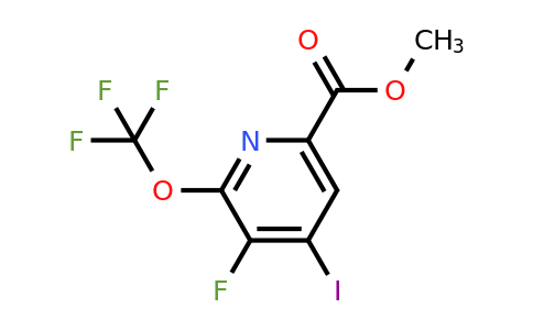 1806144-64-8 | Methyl 3-fluoro-4-iodo-2-(trifluoromethoxy)pyridine-6-carboxylate