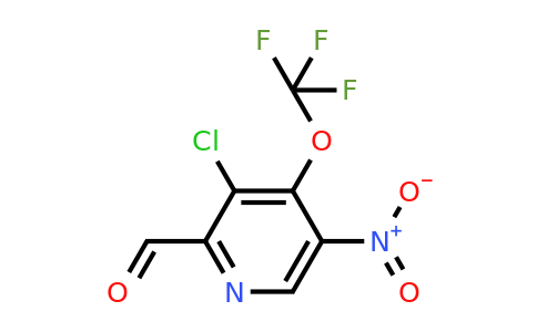 3-Chloro-5-nitro-4-(trifluoromethoxy)pyridine-2-carboxaldehyde