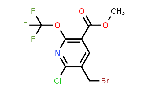 Methyl 3-(bromomethyl)-2-chloro-6-(trifluoromethoxy)pyridine-5-carboxylate