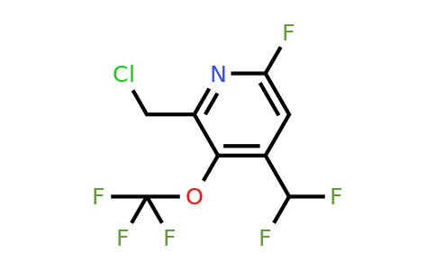 2-(Chloromethyl)-4-(difluoromethyl)-6-fluoro-3-(trifluoromethoxy)pyridine