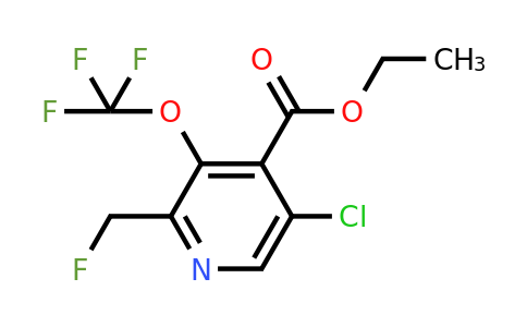 1806155-20-3 | Ethyl 5-chloro-2-(fluoromethyl)-3-(trifluoromethoxy)pyridine-4-carboxylate