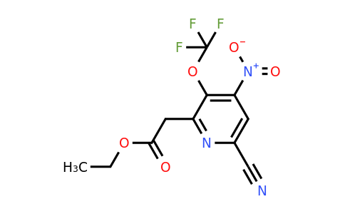 1806156-00-2 | Ethyl 6-cyano-4-nitro-3-(trifluoromethoxy)pyridine-2-acetate