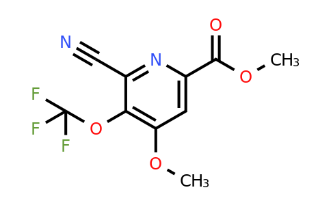 Methyl 2-cyano-4-methoxy-3-(trifluoromethoxy)pyridine-6-carboxylate