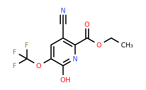 Ethyl 5-cyano-2-hydroxy-3-(trifluoromethoxy)pyridine-6-carboxylate