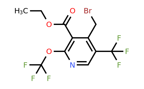 1806170-14-8 | Ethyl 4-(bromomethyl)-2-(trifluoromethoxy)-5-(trifluoromethyl)pyridine-3-carboxylate