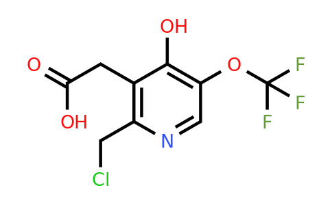 2-(Chloromethyl)-4-hydroxy-5-(trifluoromethoxy)pyridine-3-acetic acid
