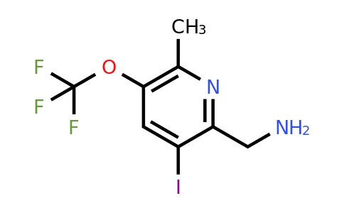 2-(Aminomethyl)-3-iodo-6-methyl-5-(trifluoromethoxy)pyridine