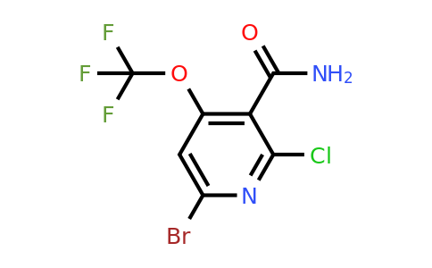 1806171-08-3 | 6-Bromo-2-chloro-4-(trifluoromethoxy)pyridine-3-carboxamide
