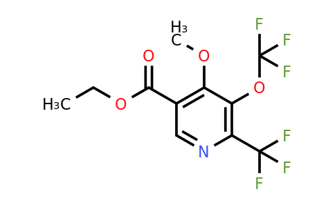 1806173-27-2 | Ethyl 4-methoxy-3-(trifluoromethoxy)-2-(trifluoromethyl)pyridine-5-carboxylate