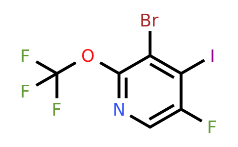 3-Bromo-5-fluoro-4-iodo-2-(trifluoromethoxy)pyridine
