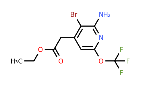 1806176-54-4 | Ethyl 2-amino-3-bromo-6-(trifluoromethoxy)pyridine-4-acetate