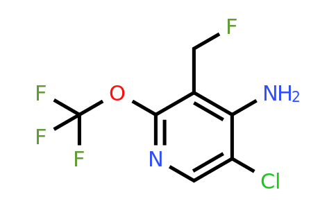 4-Amino-5-chloro-3-(fluoromethyl)-2-(trifluoromethoxy)pyridine