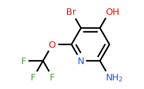 6-Amino-3-bromo-4-hydroxy-2-(trifluoromethoxy)pyridine