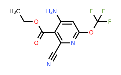 Ethyl 4-amino-2-cyano-6-(trifluoromethoxy)pyridine-3-carboxylate