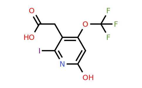 6-Hydroxy-2-iodo-4-(trifluoromethoxy)pyridine-3-acetic acid