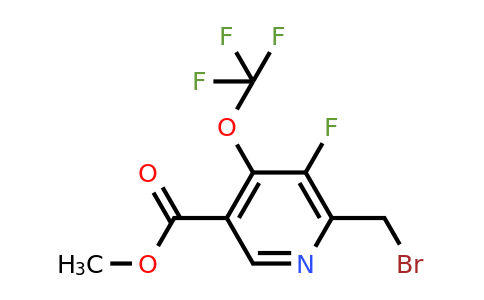 1806183-39-0 | Methyl 2-(bromomethyl)-3-fluoro-4-(trifluoromethoxy)pyridine-5-carboxylate