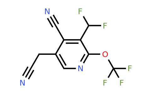 4-Cyano-3-(difluoromethyl)-2-(trifluoromethoxy)pyridine-5-acetonitrile
