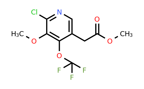 Methyl 2-chloro-3-methoxy-4-(trifluoromethoxy)pyridine-5-acetate
