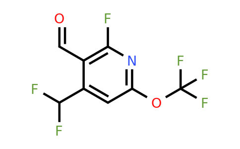 4-(Difluoromethyl)-2-fluoro-6-(trifluoromethoxy)pyridine-3-carboxaldehyde