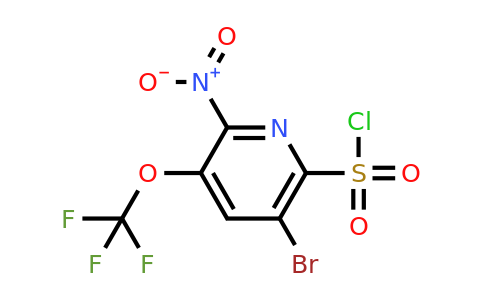 5-Bromo-2-nitro-3-(trifluoromethoxy)pyridine-6-sulfonyl chloride