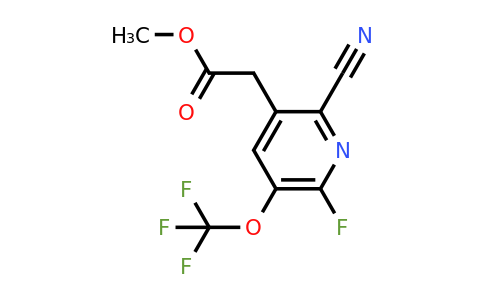 1806207-97-5 | Methyl 2-cyano-6-fluoro-5-(trifluoromethoxy)pyridine-3-acetate