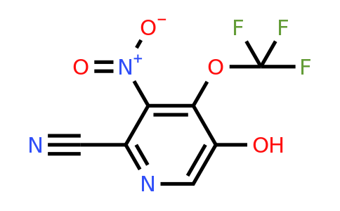 2-Cyano-5-hydroxy-3-nitro-4-(trifluoromethoxy)pyridine