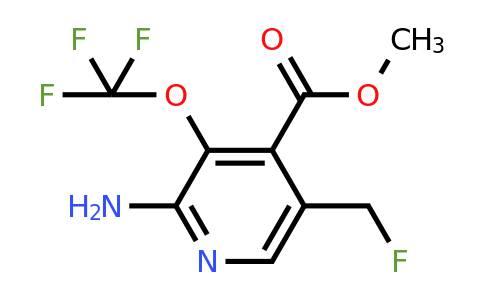 Methyl 2-amino-5-(fluoromethyl)-3-(trifluoromethoxy)pyridine-4-carboxylate
