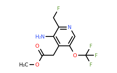 1806212-12-3 | Methyl 3-amino-2-(fluoromethyl)-5-(trifluoromethoxy)pyridine-4-acetate