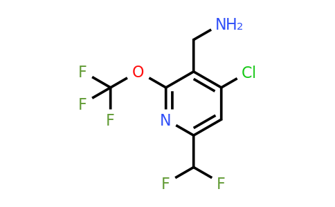 1806212-13-4 | 3-(Aminomethyl)-4-chloro-6-(difluoromethyl)-2-(trifluoromethoxy)pyridine