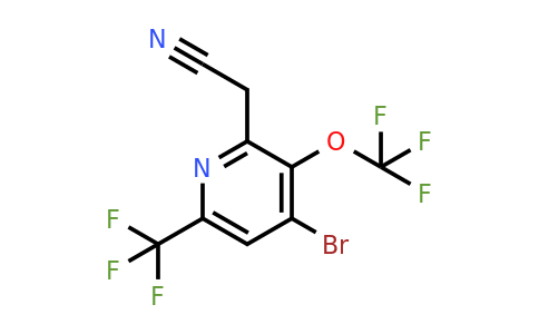 1806221-14-6 | 4-Bromo-3-(trifluoromethoxy)-6-(trifluoromethyl)pyridine-2-acetonitrile