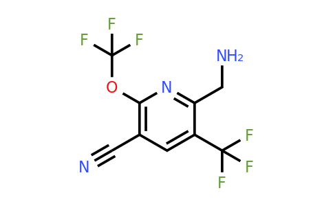 2-(Aminomethyl)-5-cyano-6-(trifluoromethoxy)-3-(trifluoromethyl)pyridine