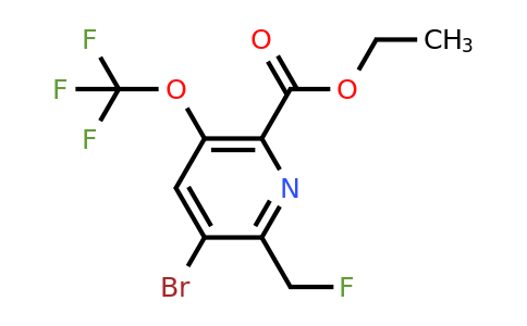 1806225-34-2 | Ethyl 3-bromo-2-(fluoromethyl)-5-(trifluoromethoxy)pyridine-6-carboxylate