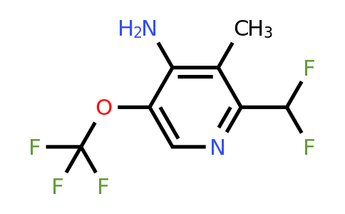 4-Amino-2-(difluoromethyl)-3-methyl-5-(trifluoromethoxy)pyridine