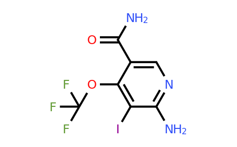 2-Amino-3-iodo-4-(trifluoromethoxy)pyridine-5-carboxamide
