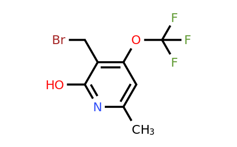 3-(Bromomethyl)-2-hydroxy-6-methyl-4-(trifluoromethoxy)pyridine