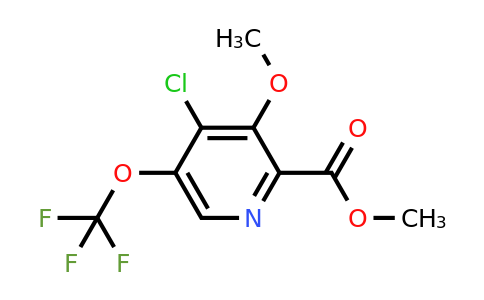 Methyl 4-chloro-3-methoxy-5-(trifluoromethoxy)pyridine-2-carboxylate
