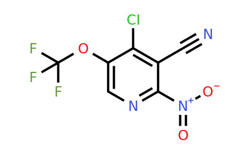 4-Chloro-3-cyano-2-nitro-5-(trifluoromethoxy)pyridine