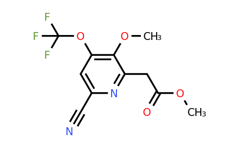 1806246-81-0 | Methyl 6-cyano-3-methoxy-4-(trifluoromethoxy)pyridine-2-acetate
