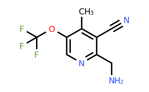 2-(Aminomethyl)-3-cyano-4-methyl-5-(trifluoromethoxy)pyridine