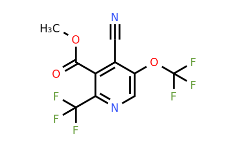 Methyl 4-cyano-5-(trifluoromethoxy)-2-(trifluoromethyl)pyridine-3-carboxylate