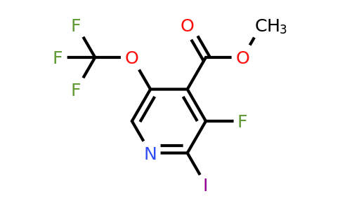 Methyl 3-fluoro-2-iodo-5-(trifluoromethoxy)pyridine-4-carboxylate