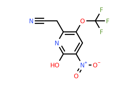 2-Hydroxy-3-nitro-5-(trifluoromethoxy)pyridine-6-acetonitrile