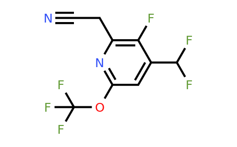 4-(Difluoromethyl)-3-fluoro-6-(trifluoromethoxy)pyridine-2-acetonitrile