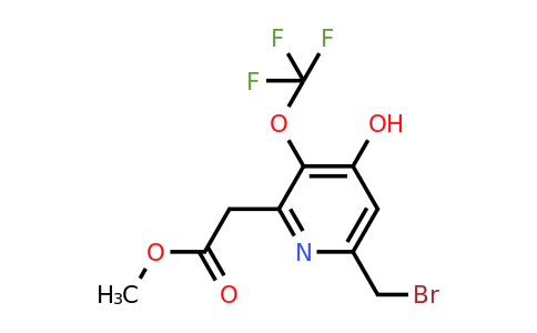 1806266-31-8 | Methyl 6-(bromomethyl)-4-hydroxy-3-(trifluoromethoxy)pyridine-2-acetate