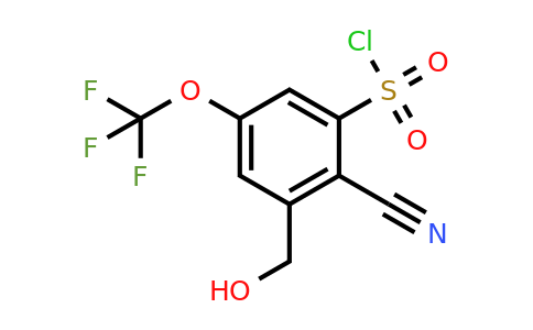 1806267-22-0 | 2-Cyano-3-hydroxymethyl-5-(trifluoromethoxy)benzenesulfonylchloride