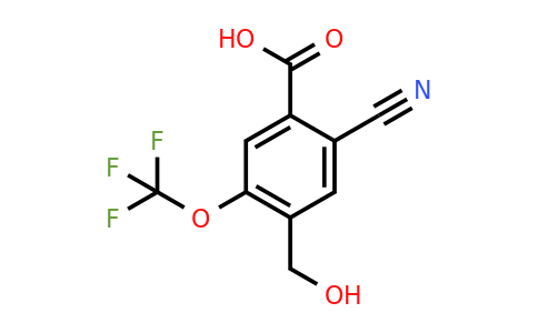 1806267-28-6 | 2-Cyano-4-hydroxymethyl-5-(trifluoromethoxy)benzoic acid