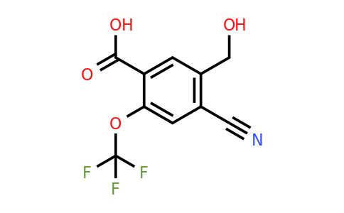 1806267-31-1 | 4-Cyano-5-hydroxymethyl-2-(trifluoromethoxy)benzoic acid