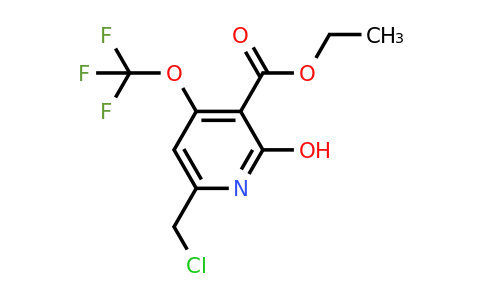 Ethyl 6-(chloromethyl)-2-hydroxy-4-(trifluoromethoxy)pyridine-3-carboxylate
