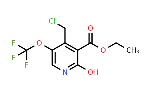 1806267-57-1 | Ethyl 4-(chloromethyl)-2-hydroxy-5-(trifluoromethoxy)pyridine-3-carboxylate