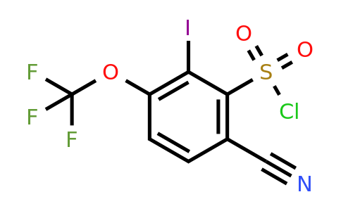1806267-62-8 | 6-Cyano-2-iodo-3-(trifluoromethoxy)benzenesulfonylchloride
